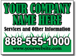 Style LC06 Lawn Care Sign Design