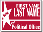 Style P101 Political Sign Design