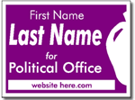 Style P107 Political Sign Design