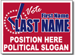 Style P72 Political Sign Design