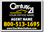 Design RE17 Century 21 Real Estate Sign Design